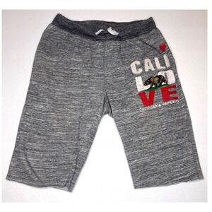 Reflex Men Shorts California Republic Cali Love Graphic 1XL Gray